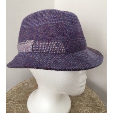 AVOCA COLLECTION IRELAND Mujers Small Purple Lavender Wool Bucket Hat  eb-46386014